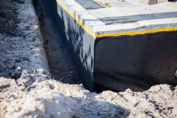 Residential Exterior Waterproofing installation at a Poland, IN home by SJ Waterproofing Pros